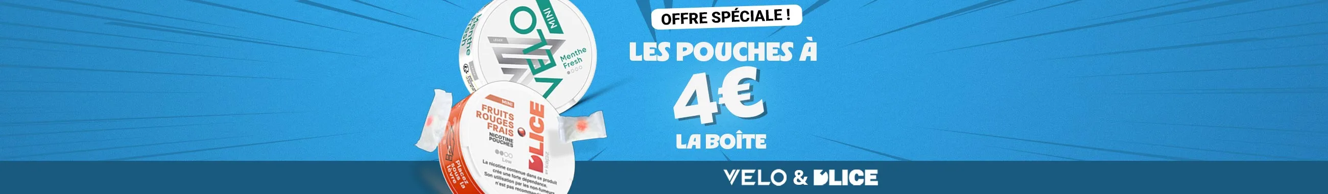 Bannière Destockage Pouches 