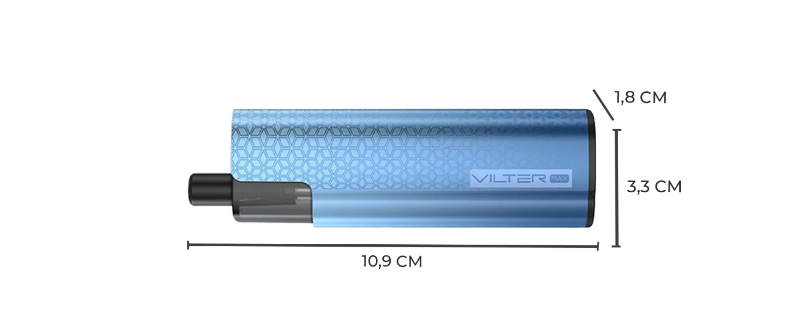 Dimensions Pod Vilter Max Aspire