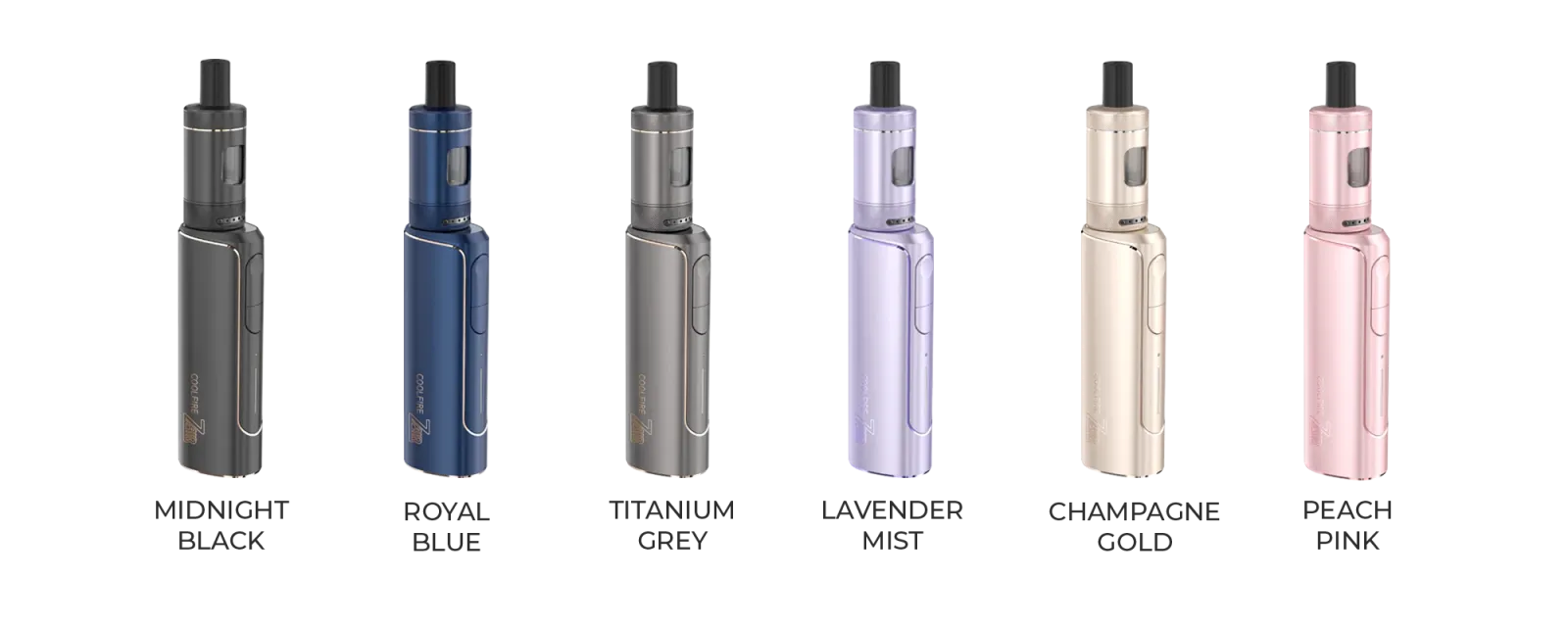6 coloris de la coolfire z air
