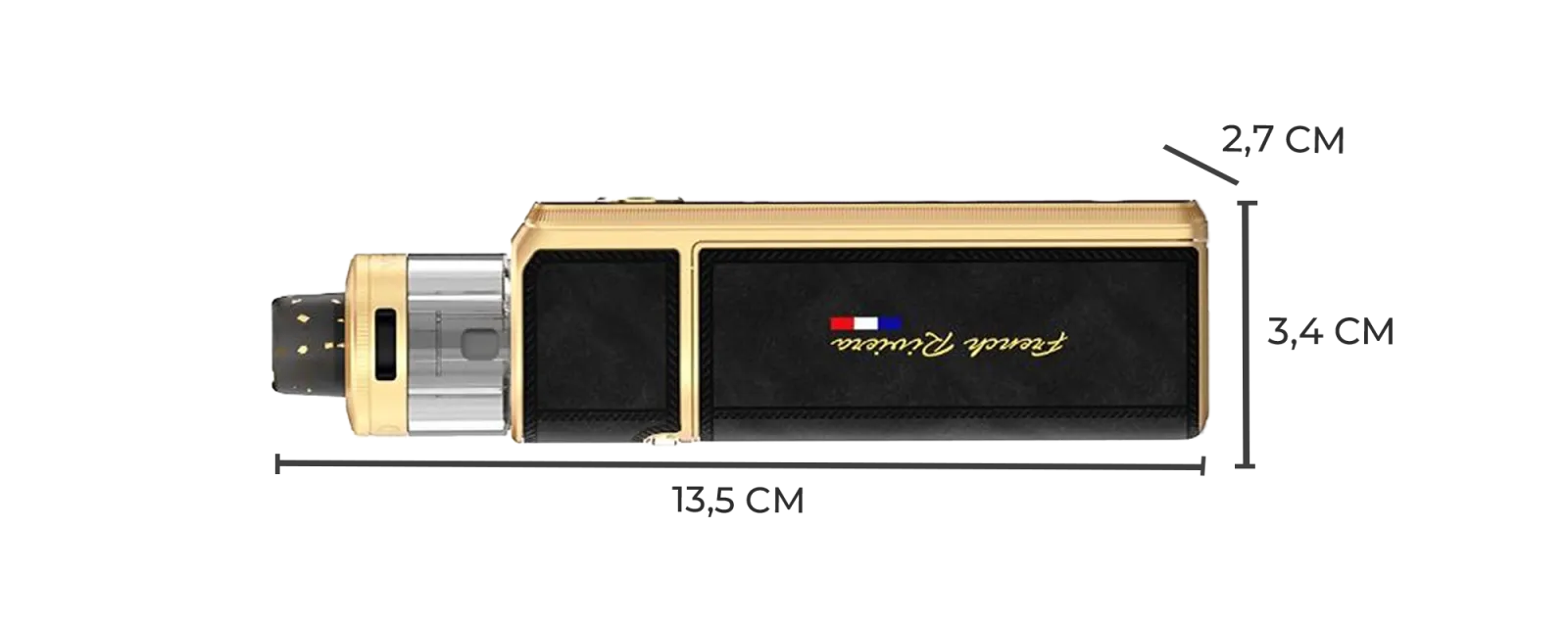 dimensions kit box drag X3 French Riviera Voopoo