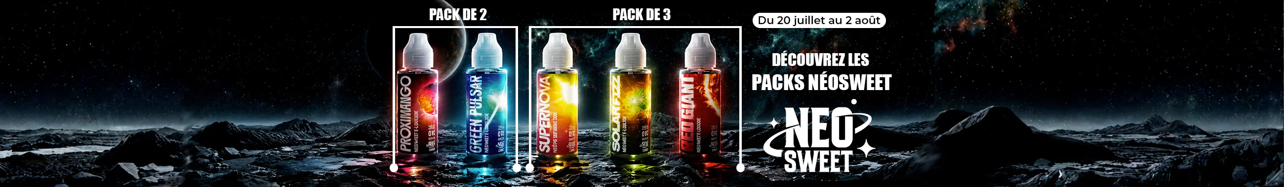Bannière Pack néosweet 