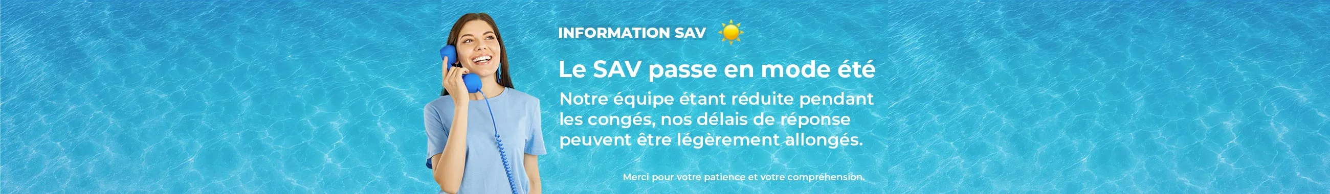 Bannière vacances SAV 