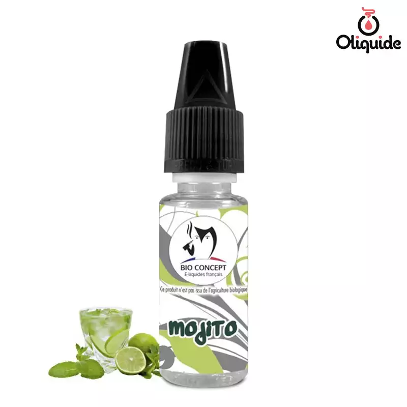 Testez le Ar&ocirc;me Mojito de Bioconcept et observez les résultats