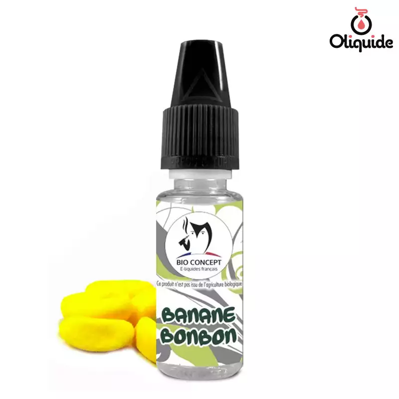 Testez les limites du Ar&ocirc;me Banane Bonbon de Bioconcept