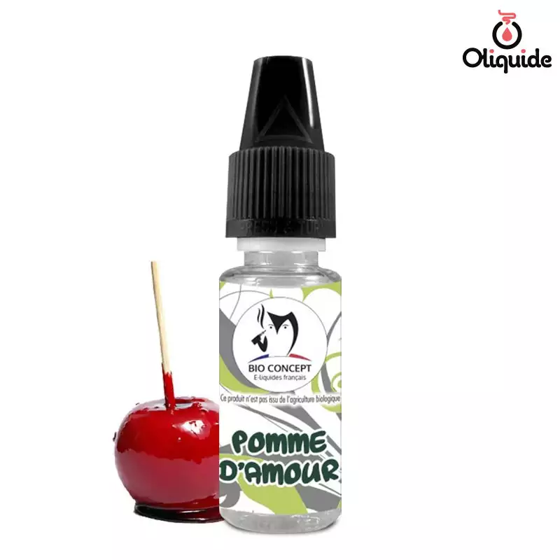 Soyez curieux et essayez le Arôme Pomme d'Amour  de Bioconcept