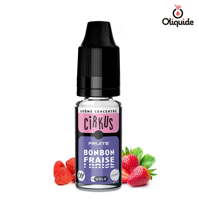 Partez à la découverte du Arôme Bonbon Fraise de Cirkus