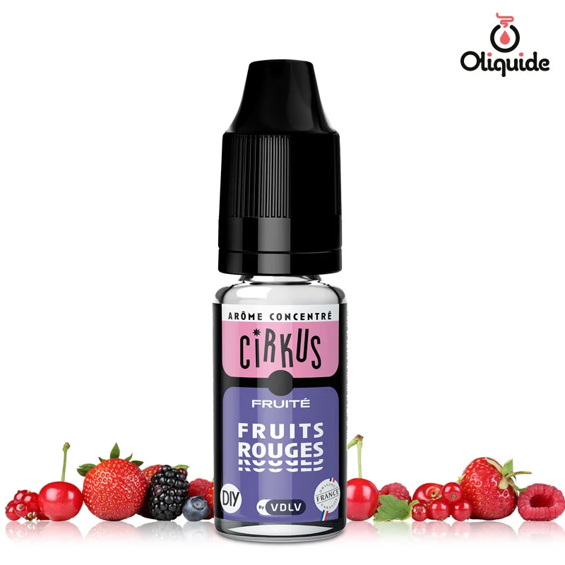 Explorez les multiples facettes du Arômes Fruits Rouges de Cirkus