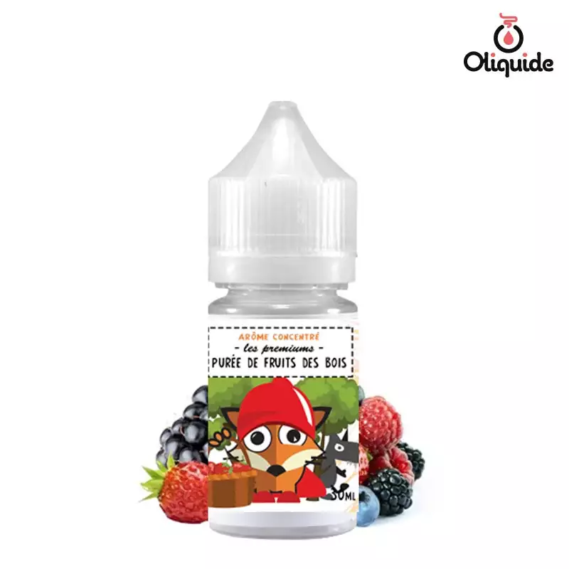 Soyez actif et testez le Arôme Purée de Fruits des Bois de H2O