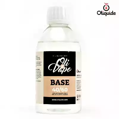 Bases pour DIY Base 40/60 - Oli & Vapo de la marque Oliquide