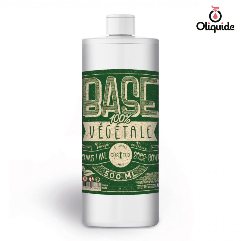 Soyez audacieux et essayez le Base 20/80 - Curieux 100% Végétale de Curieux