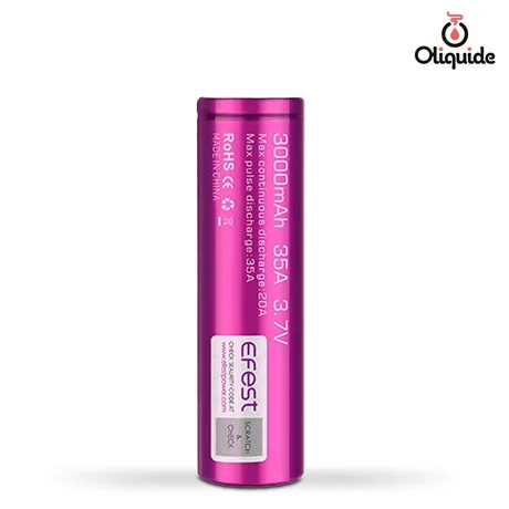 Batteries Accu Efest 18650 - 3000/3500 mAh de la marque Efest