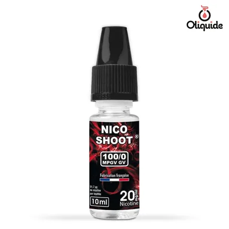 Booster DIY Booster Nico Shoot 100/0 de la marque Rue du vapotage
