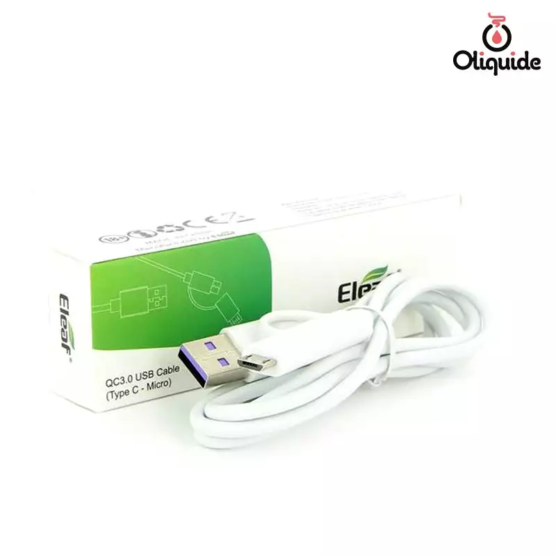 Testez le Câble USB Type C Eleaf de Eleaf et observez les résultats obtenus