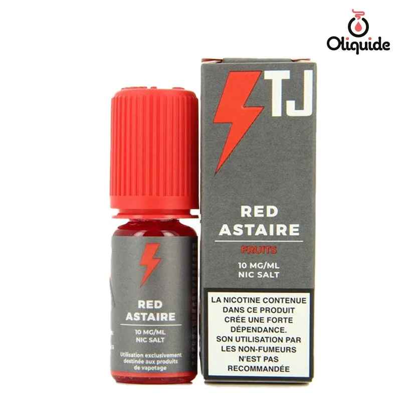 Testez les limites du Red Astaire sels de nicotine de Tjuice