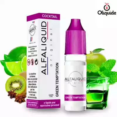 Liquides DLUO Dépassée Green Temptation de la marque Alfaliquid