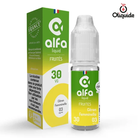Alfaliquid Citron Femminello de la marque Alfaliquid
