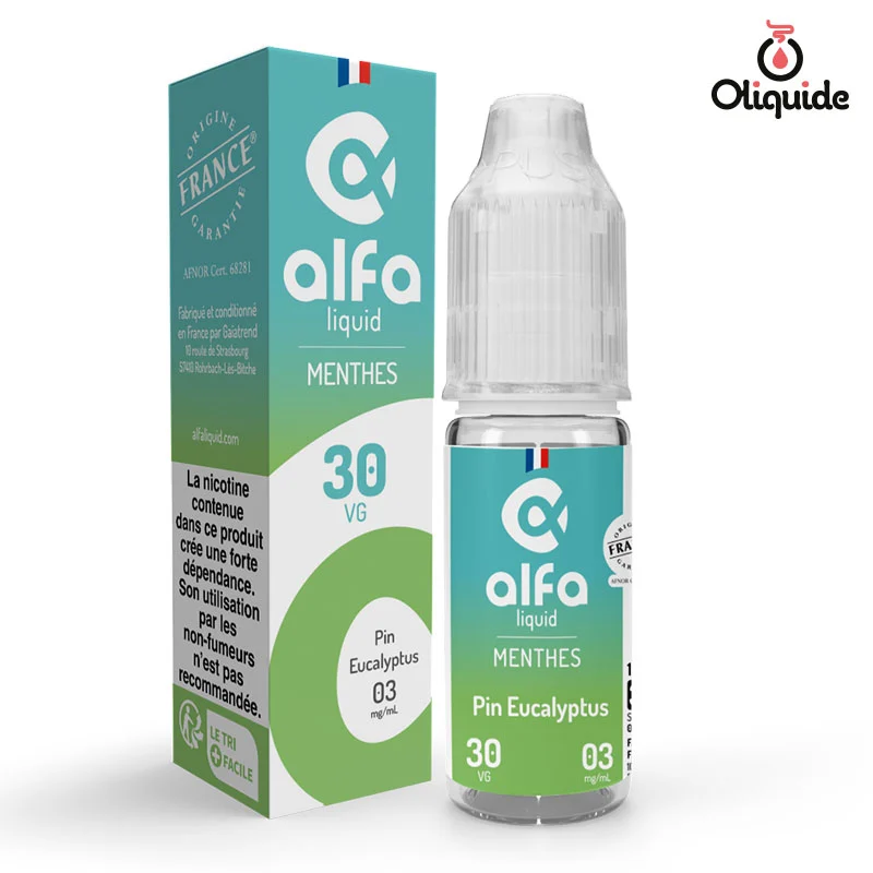 Expérimentez le Pin Eucalyptus de Alfaliquid pour une approche novatrice