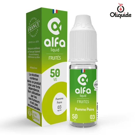Alfaliquid Pomme Poire de la marque Alfaliquid