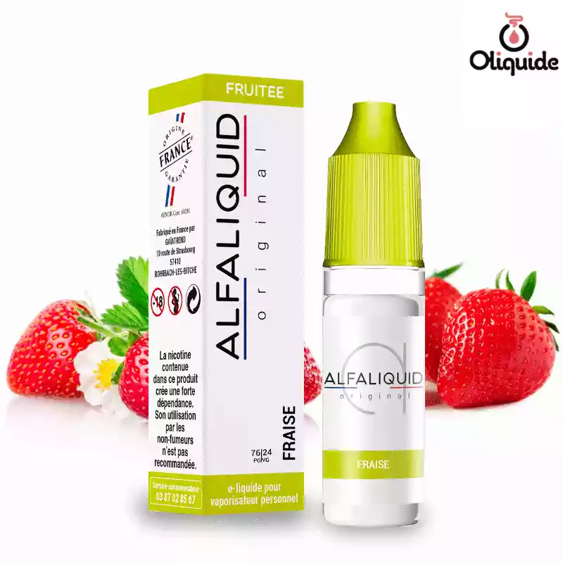 Explorez les multiples facettes du Fraise de Alfaliquid