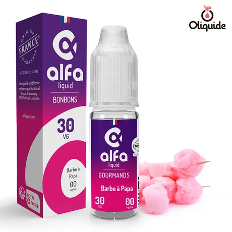 Liquides DLUO Dépassée Barbe à Papa de la marque Alfaliquid