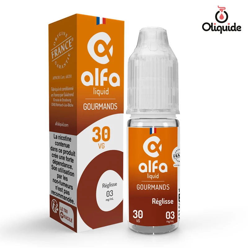 Évaluez le Réglisse de Alfaliquid