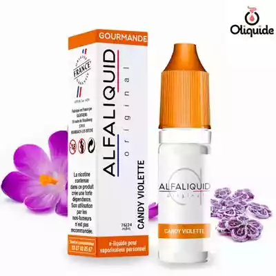 Liquides DLUO Dépassée Candy violette de la marque Alfaliquid