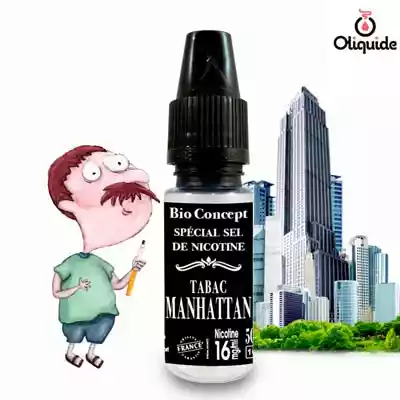 Liquides DLUO Dépassée Manhattan au Sel de nicotine de la marque Bioconcept