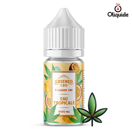 Greeneo 30ml L'eau tropicale CBD Greeneo 30 ml de la marque Greeneo