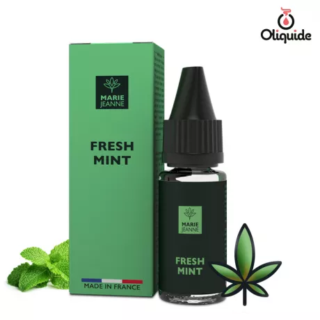Marie Jeanne E liquides CBD Fresh Mint CBD de la marque Marie Jeanne
