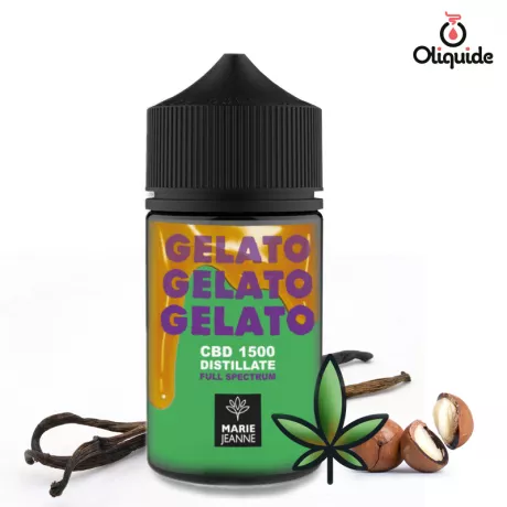Marie Jeanne E liquides CBD Gelato Wax Edition CBD 50ml de la marque Marie Jeanne