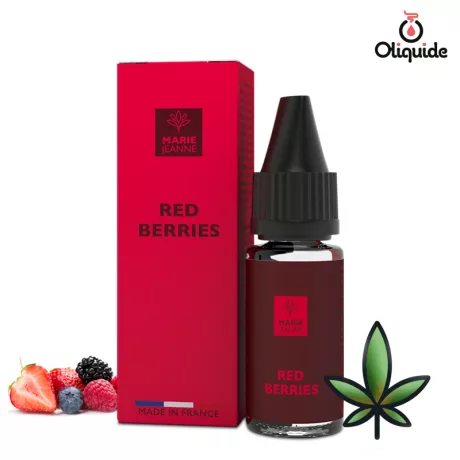 Marie Jeanne E liquides CBD Red Berries CBD de la marque Marie Jeanne