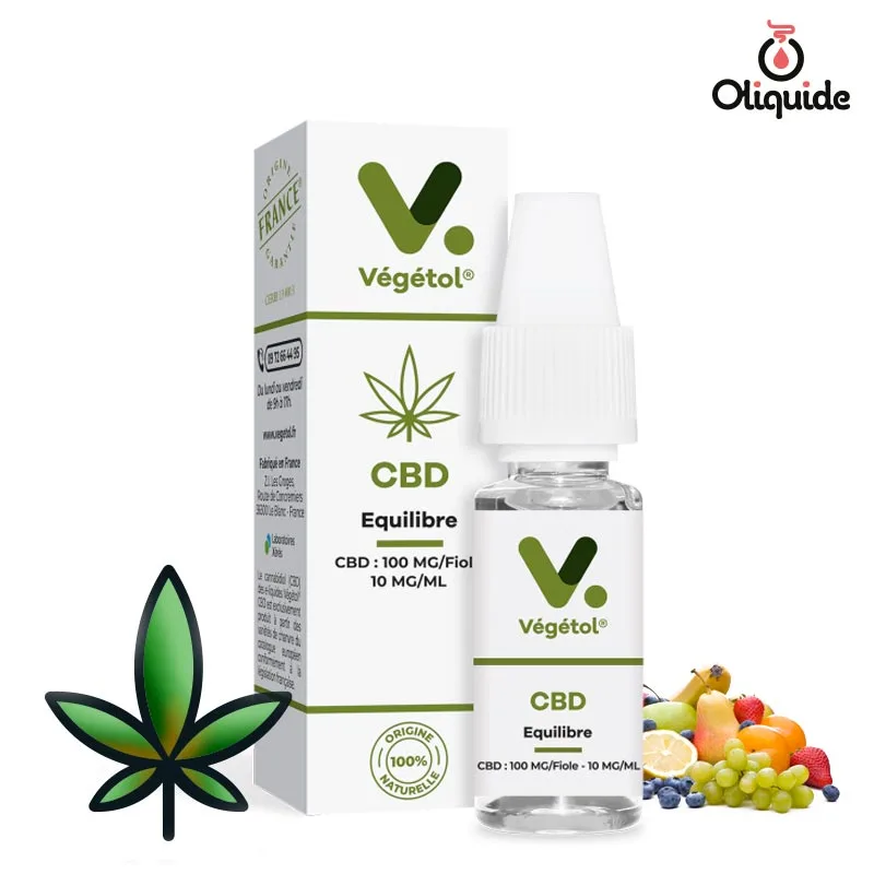Découvrez le Equilibre CBD de Végétol par vous-même