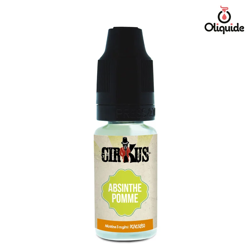Testez le Absinthe Pomme de Cirkus et observez les résultats obtenus
