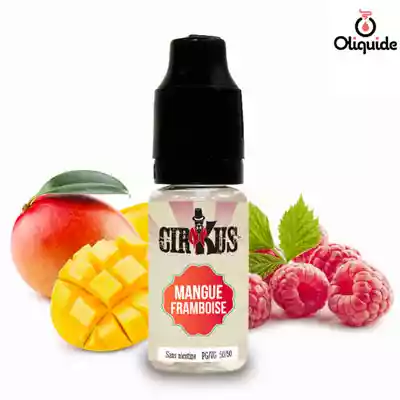 Liquides DLUO Dépassée Mangue Framboise de la marque VDLV