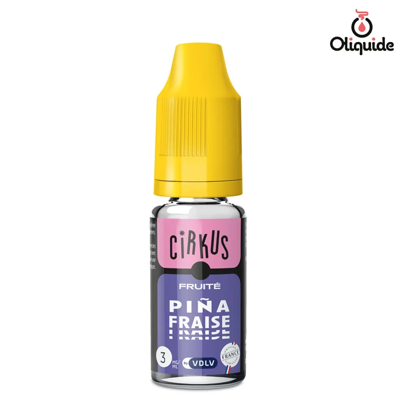 Profitez de l'opportunité de tester le Pina Fraise de Cirkus