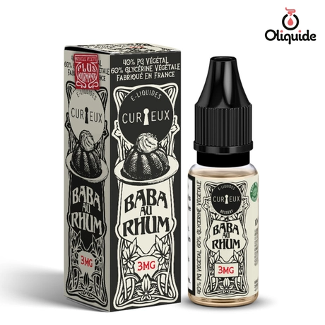 Liquides DLUO Dépassée Baba au Rhum de la marque Curieux