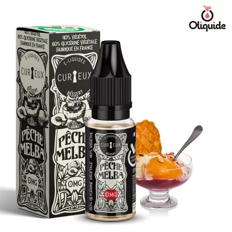 Liquides DLUO Dépassée Pêche Melba de la marque Curieux