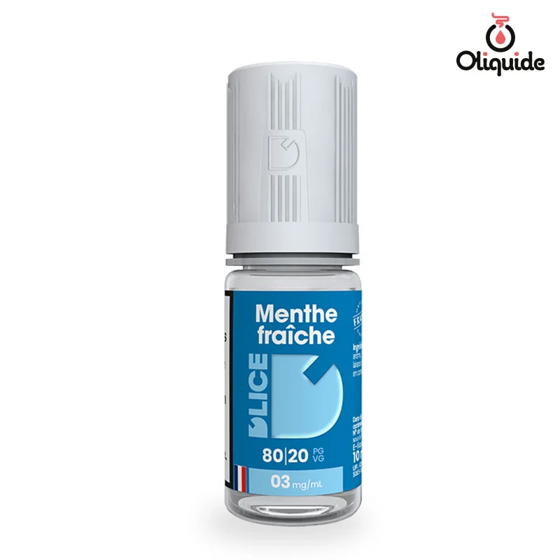 Testez le Menthe Fraiche de D'lice et observez les résultats