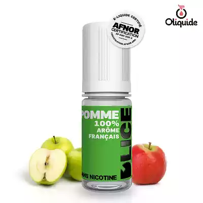 Liquides DLUO Dépassée Pomme de la marque D'lice