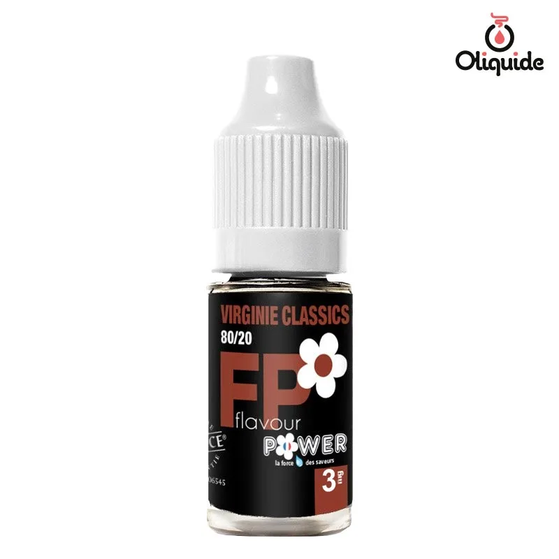 Saisissez l'occasion de tester en profondeur le Virginie Classics de Flavour Power