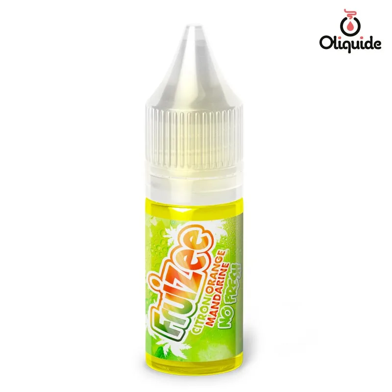 Soyez actif et testez le No Fresh Citron Orange Mandarine de Eliquid France