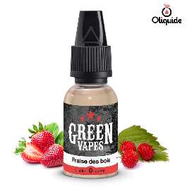 Eliquide Fraise des Bois Green Vapes : juice français premium