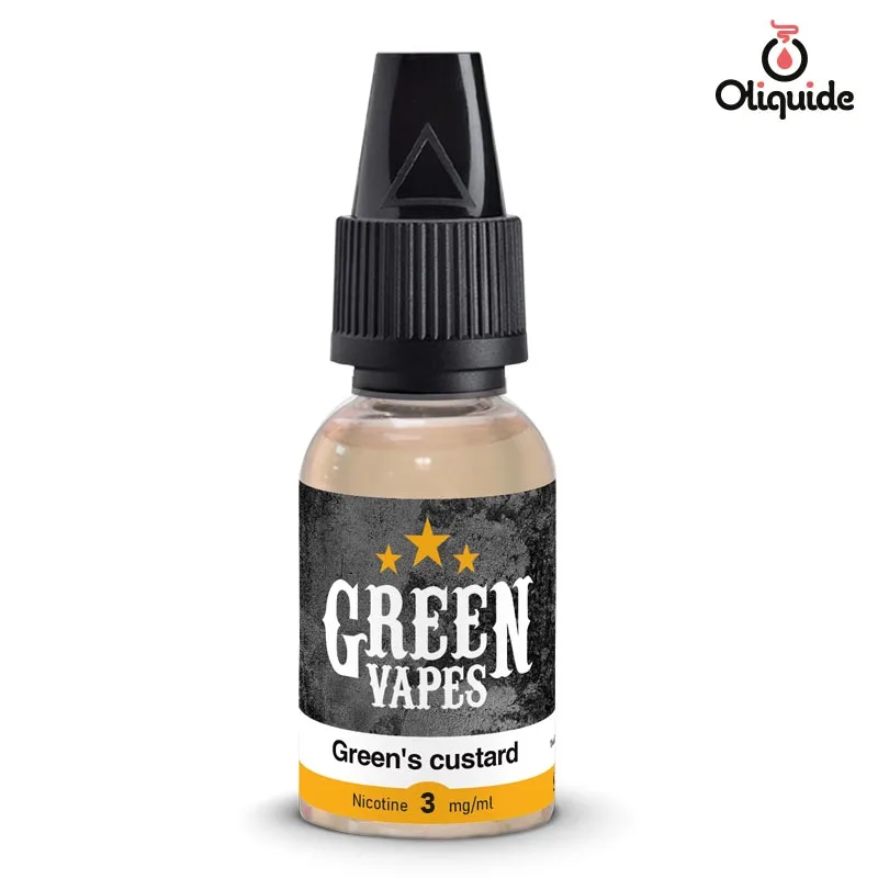Plongez dans le Green's Custard de Green Vapes et découvrez ses avantages