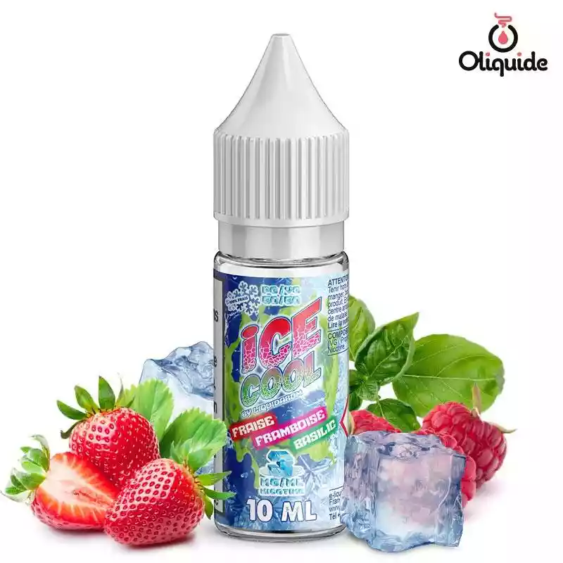 Explorez les fonctionnalités du Fraise Framboise Basilic de Liquidarom en le testant
