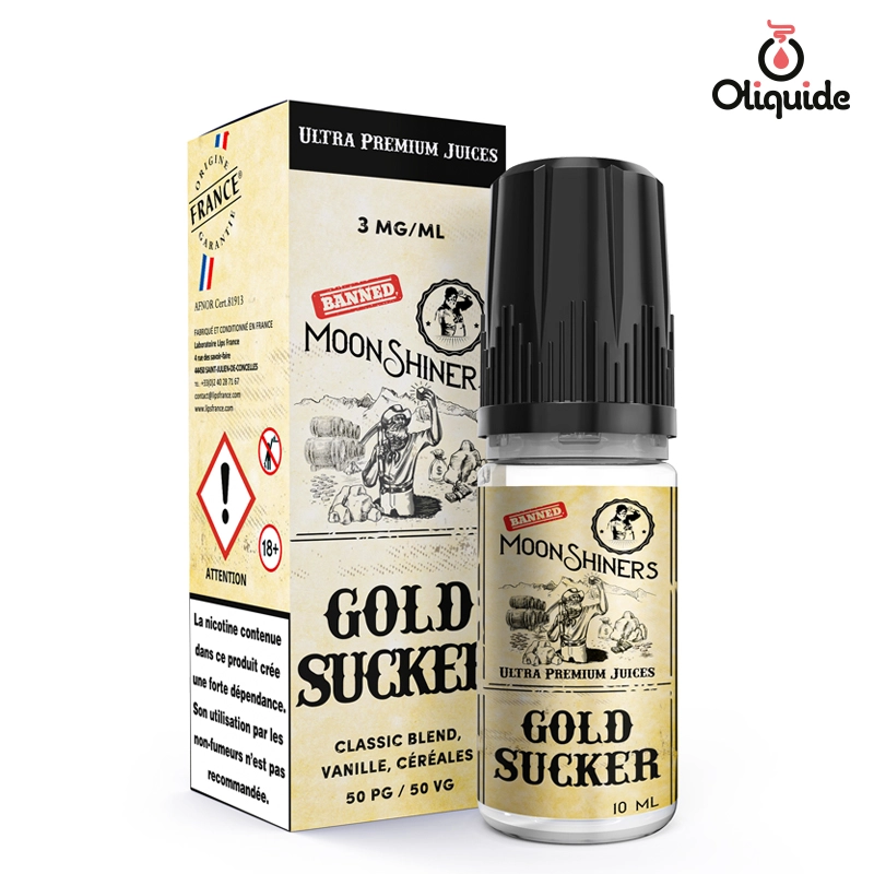 Plongez-vous dans le Gold Sucker de Lips - Le French Liquide pour une expérience 