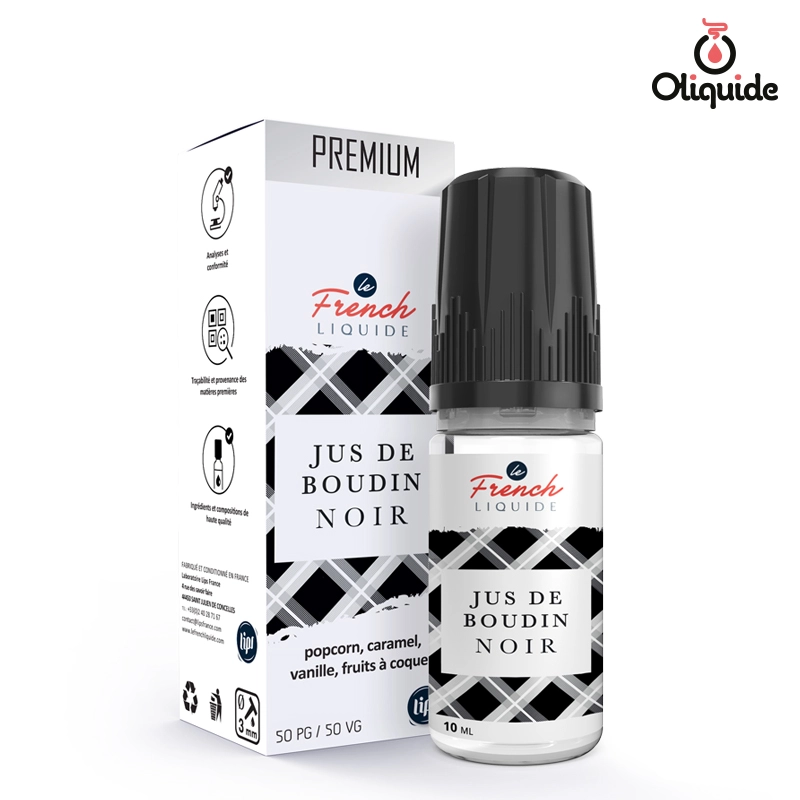 Testez le Jus de Boudin Noir de Lips - Le French Liquide pour une approche innovante