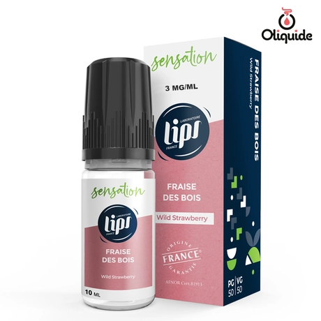 Sensation Fraise des bois de la marque Lips - Le French Liquide
