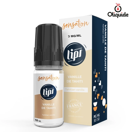 Sensation Vanille de Tahiti de la marque Lips - Le French Liquide