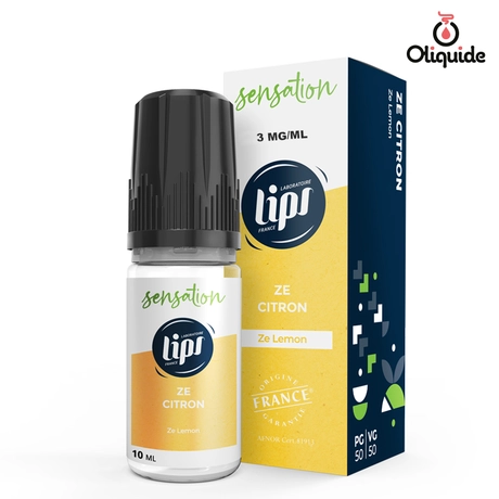 Sensation Ze Citron de la marque Lips - Le French Liquide