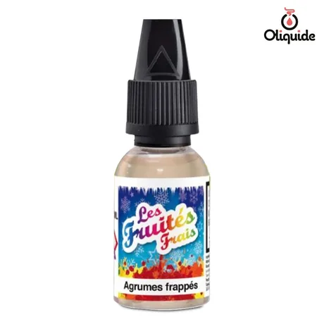 Les Fruités Frais Agrumes Frappés de la marque Green Vapes